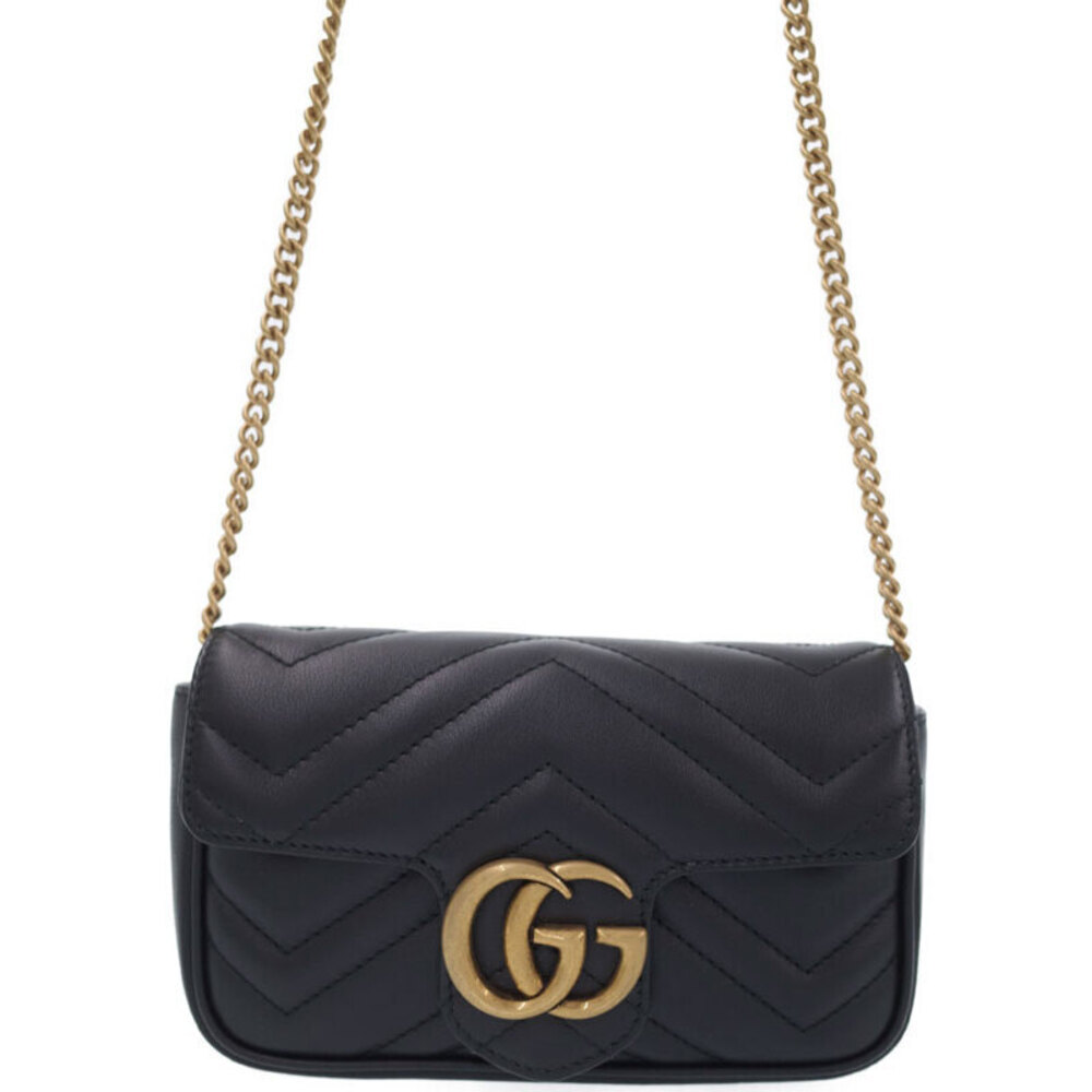 Gucci GG Leather Bag Marmont Super Shoulder Quilted - Picture 2 of 5